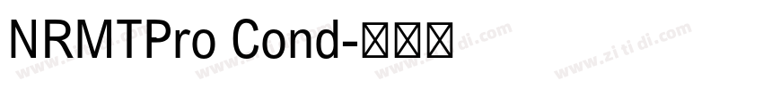 NRMTPro Cond字体转换